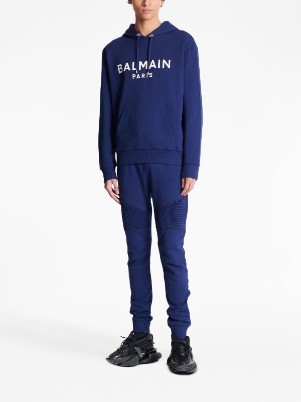 Balmain Blauw Hoodie