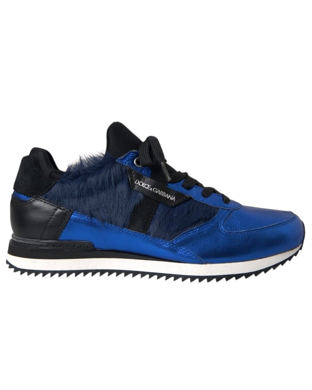 Dolce & Gabbana Blauw Lamsleren Sneakers