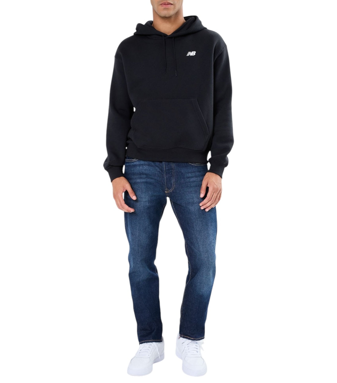 New Balance Zwart Essentials Fleece Hoodie