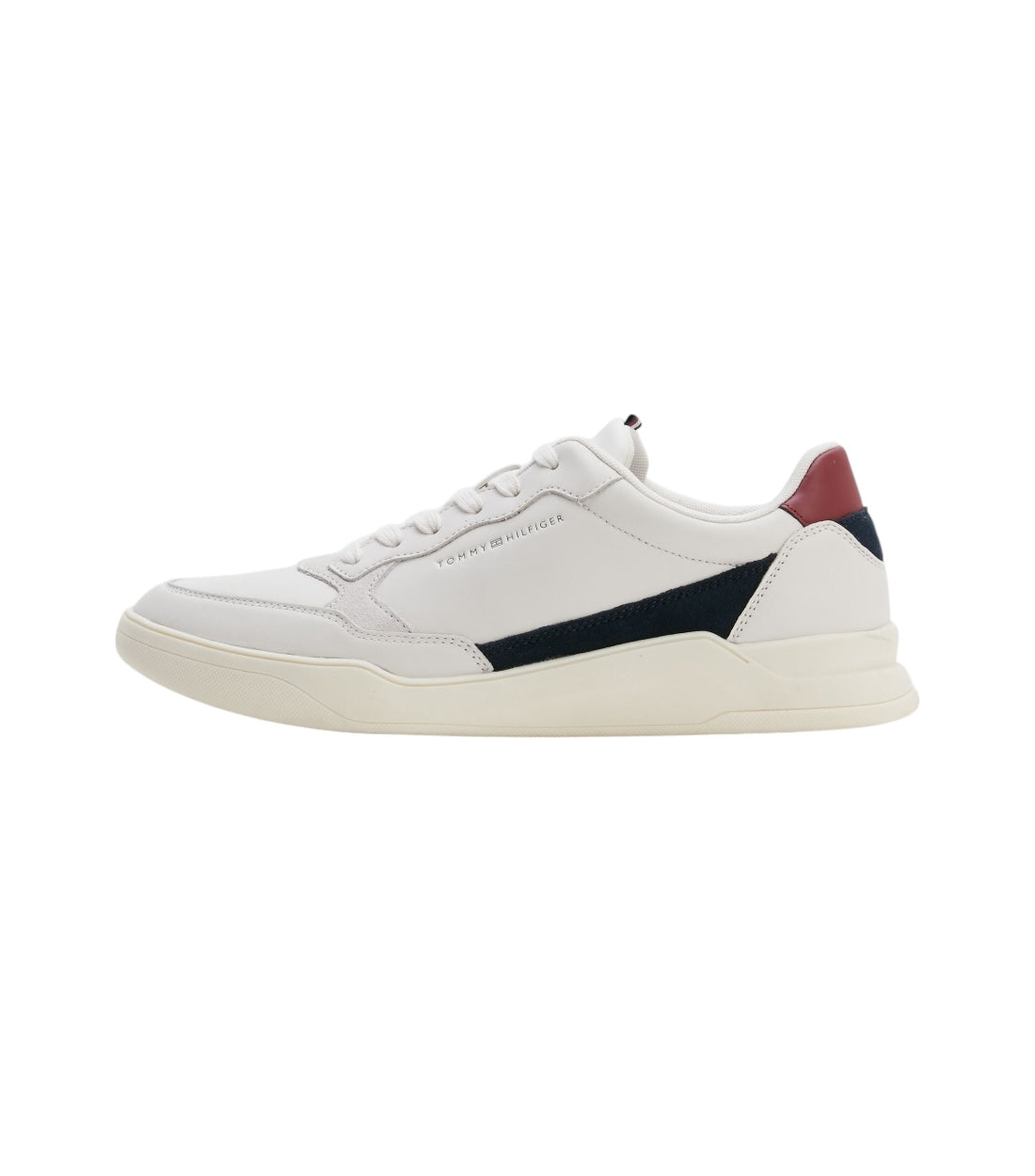 Tommy Hilfiger chique witte sneakers met contrasterende accenten