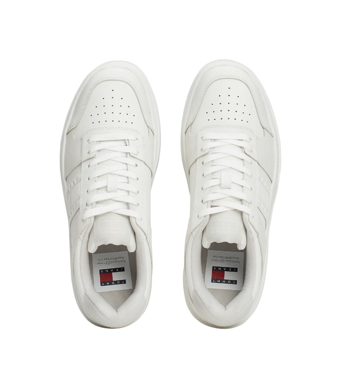 Tommy Hilfiger Grijs The Brooklyn Leren Platformsneaker