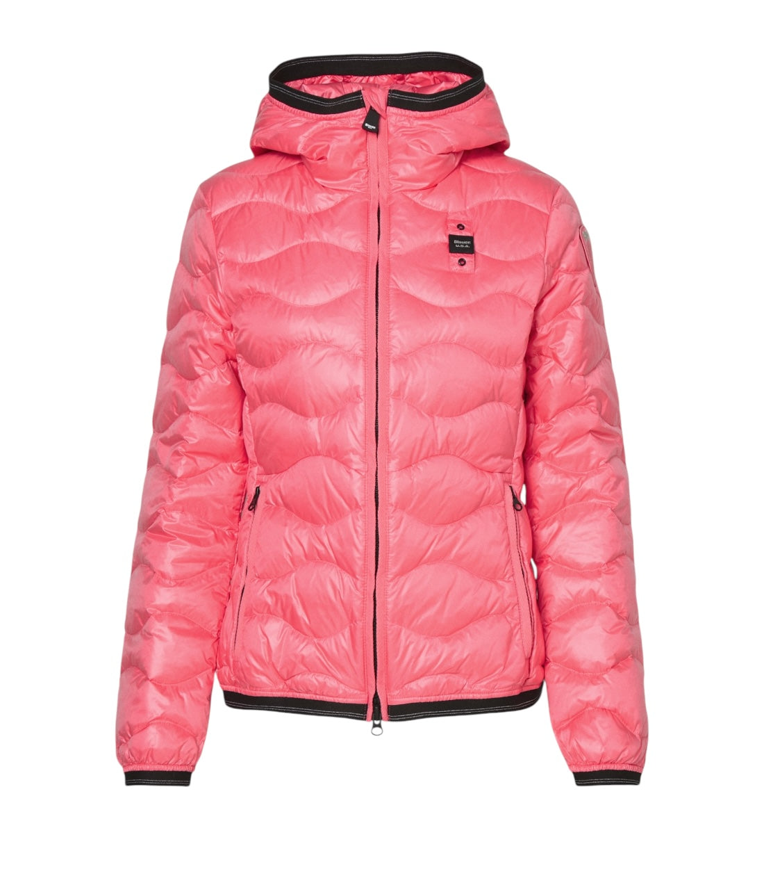 Blauer BASIC HOODIE ROLL STICHING Gewatteerde jas pinke grapefruit