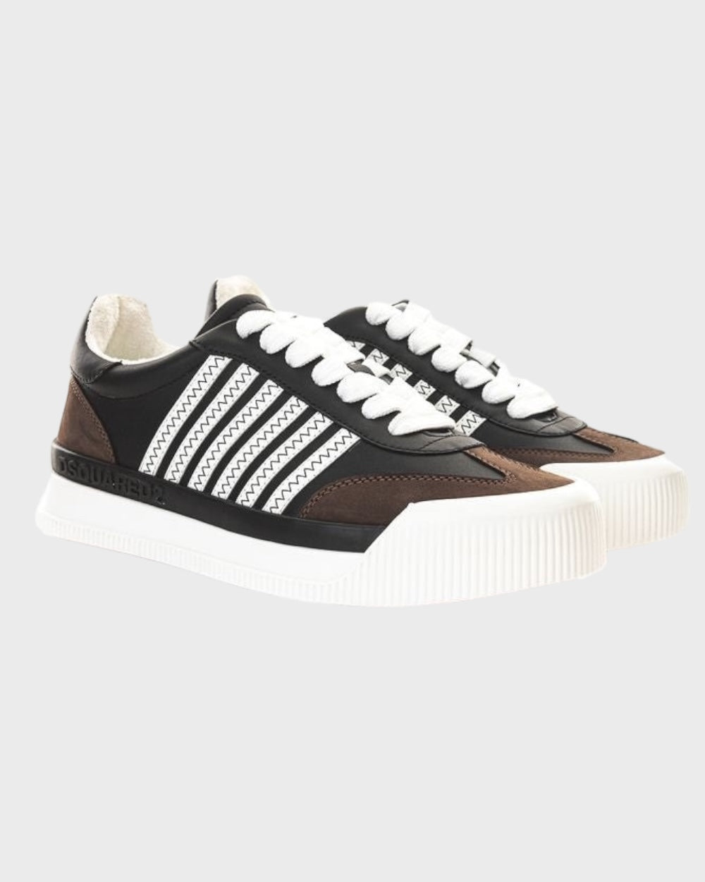 Dsquared2 Zwart / Bruin Sneakers