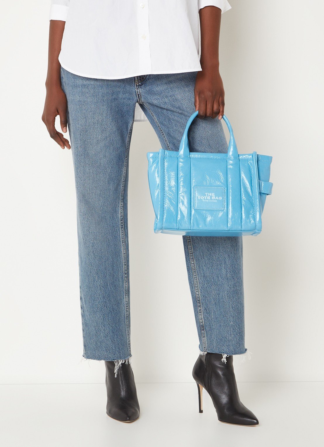 Marc Jacobs Blauw Leren Crossbody Handtas