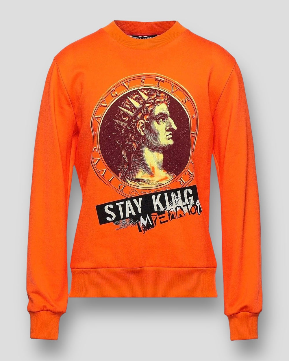 Dolce & Gabbana Oranje King Ceasar Sweater