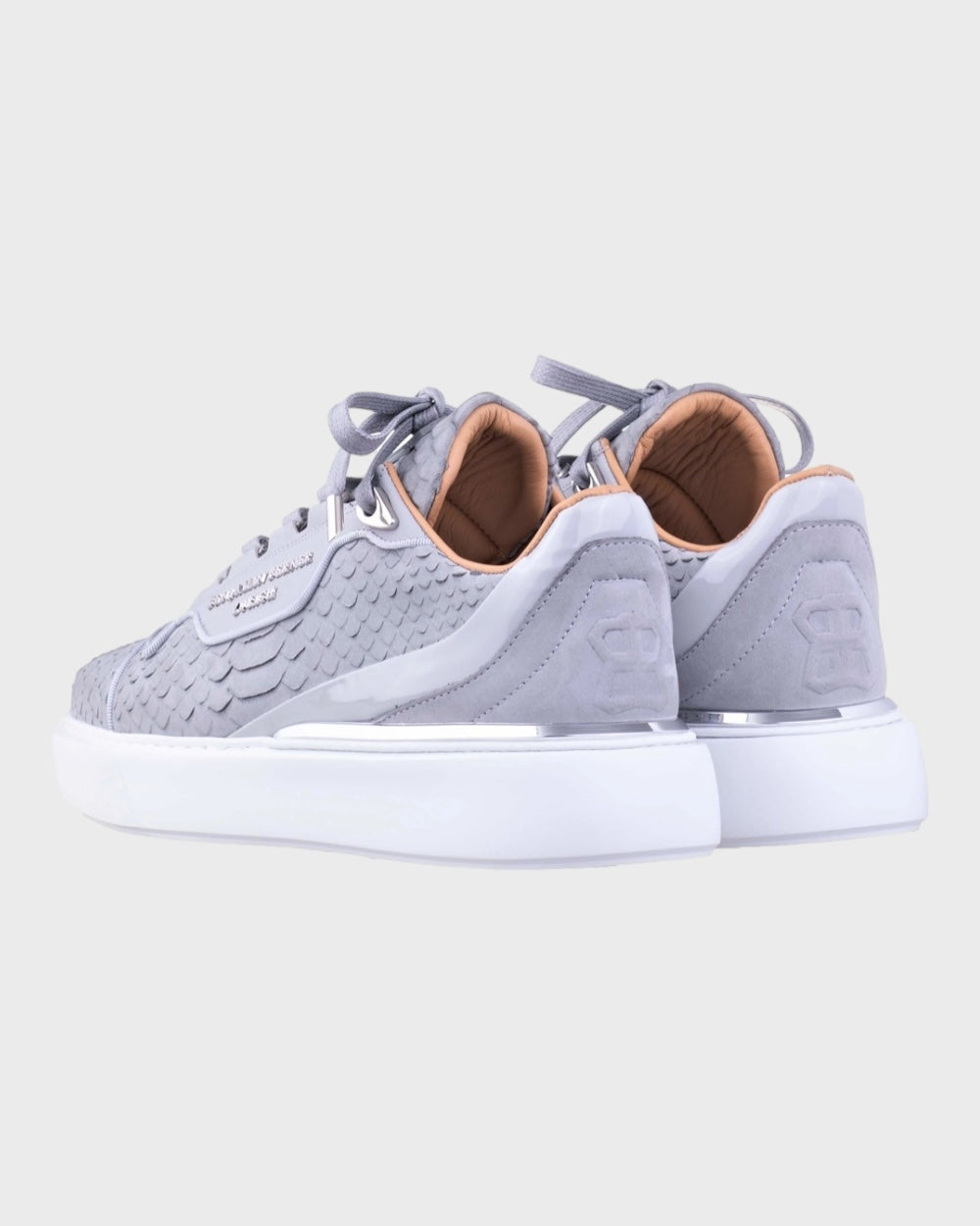 Benjamin Berner Raphael Low Top Python Grijs