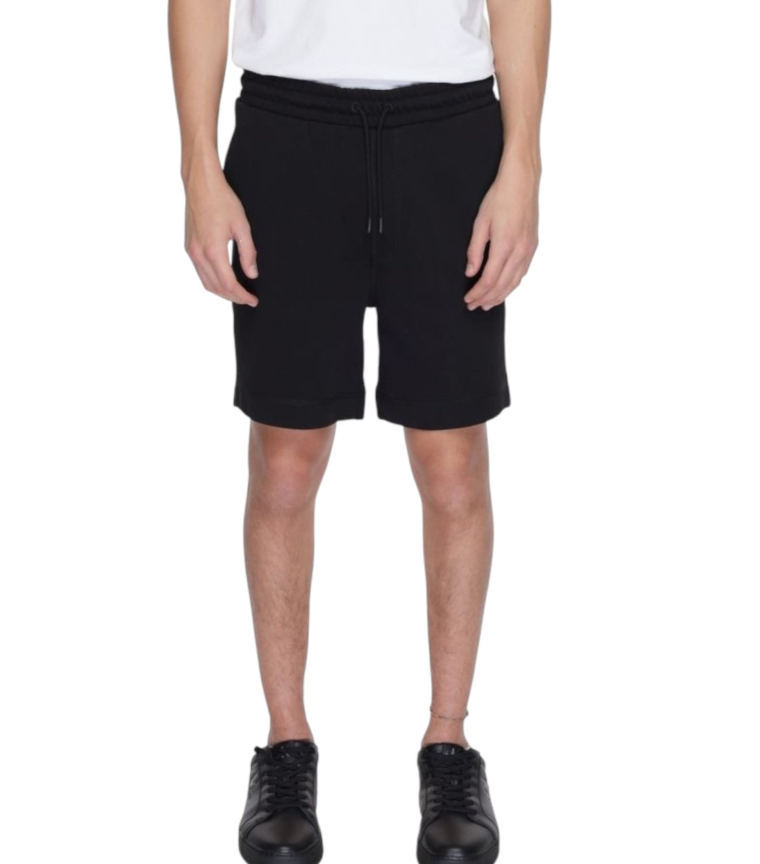 Hugo Boss Zwart Katoenen Chino Shorts