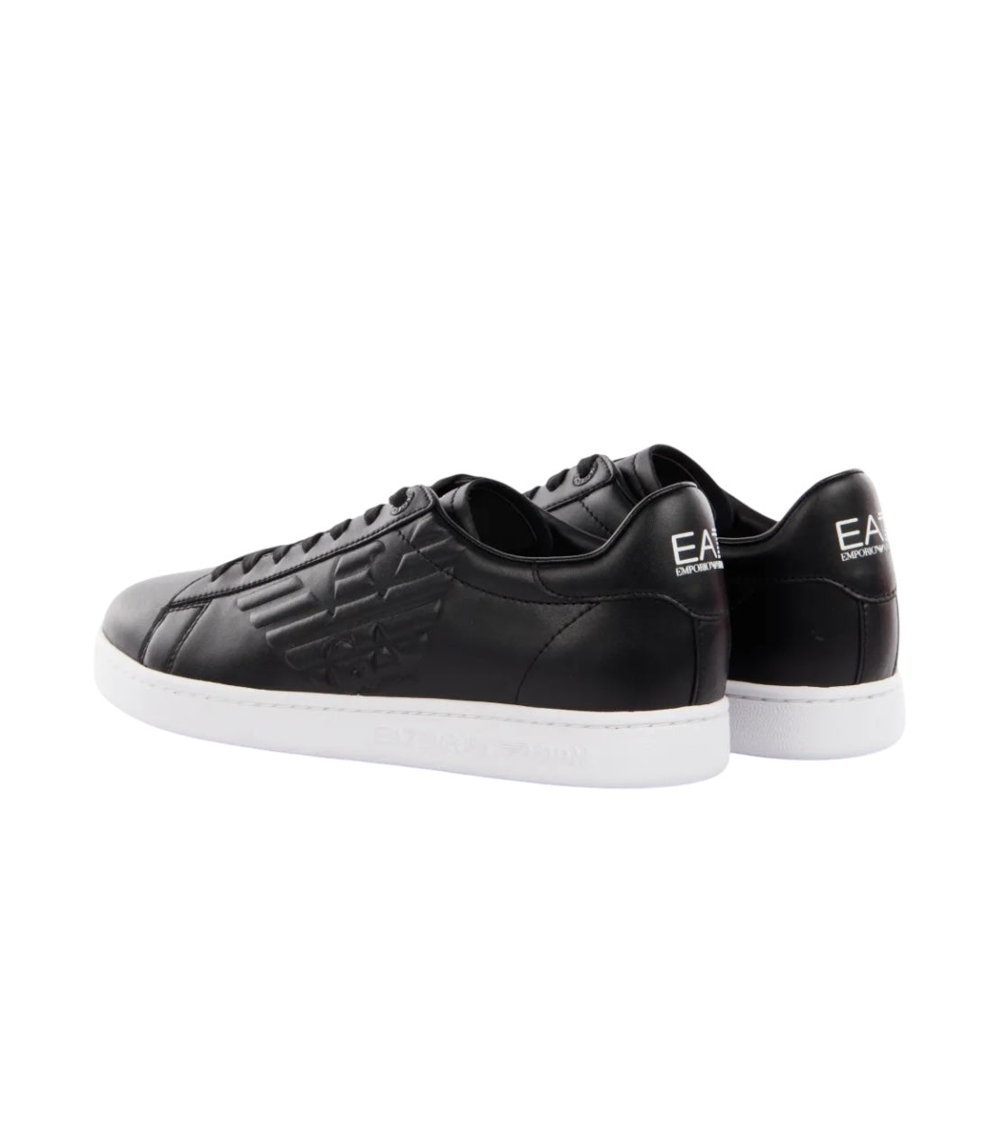 Ea7 Zwart Black GA Eagle Sneakers