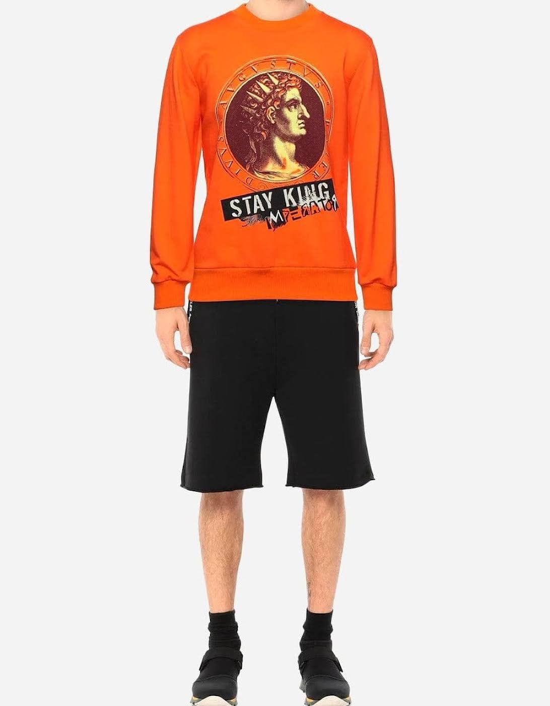 Dolce & Gabbana Oranje King Ceasar Sweater