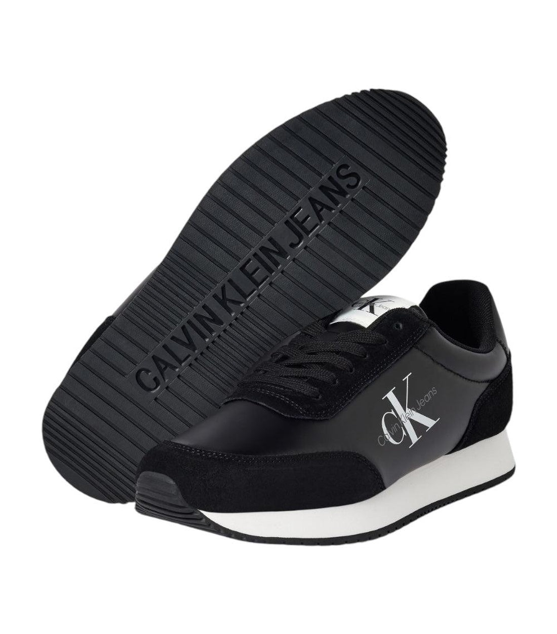 Calvin Klein Jeans Zwart Retro Runner Sneakers