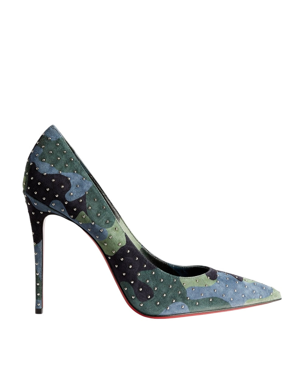 Christian Louboutin Camouflage Kate Plume Pumps 100MM Pumps