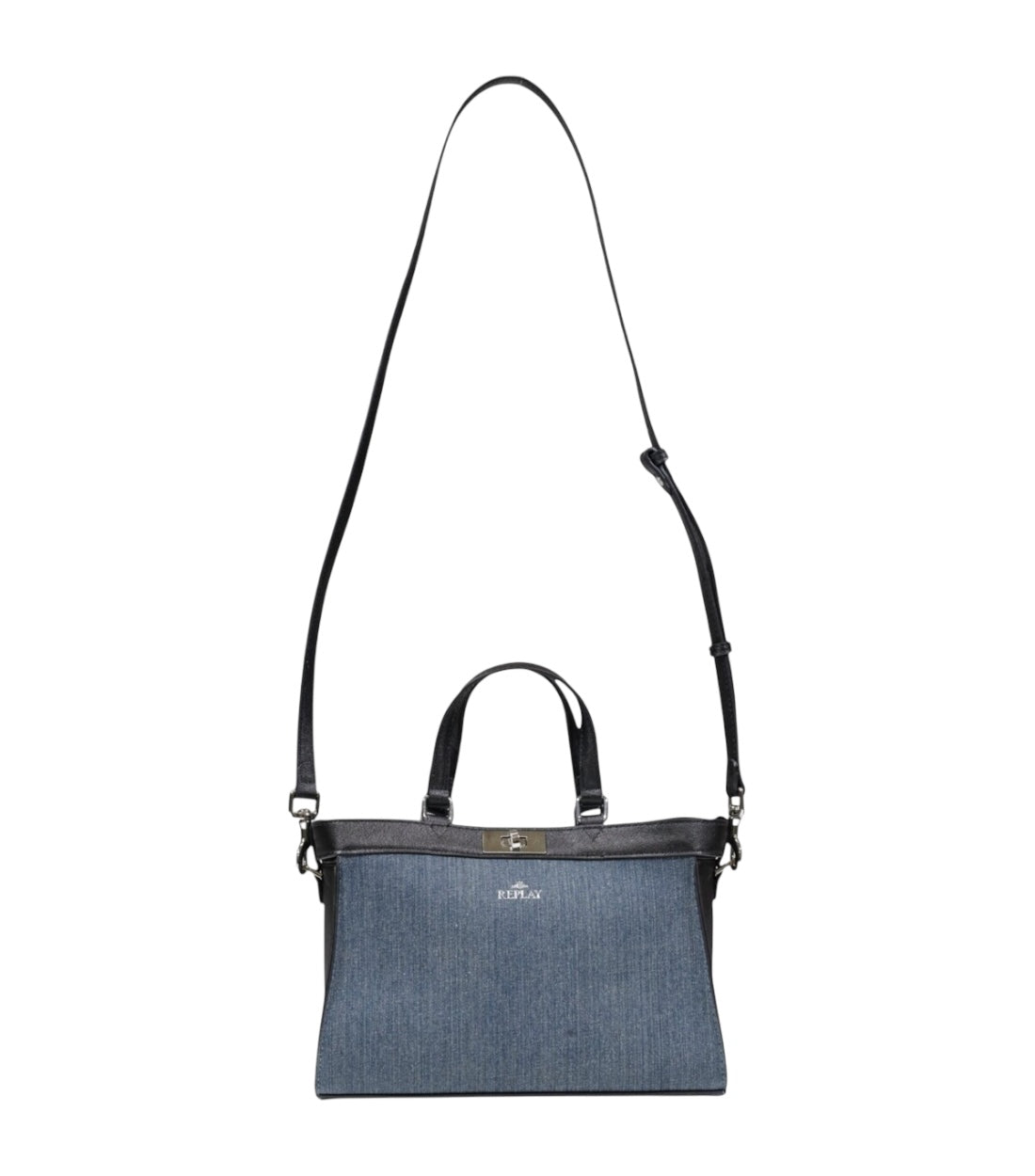 Replay Blauw Denim Handtas