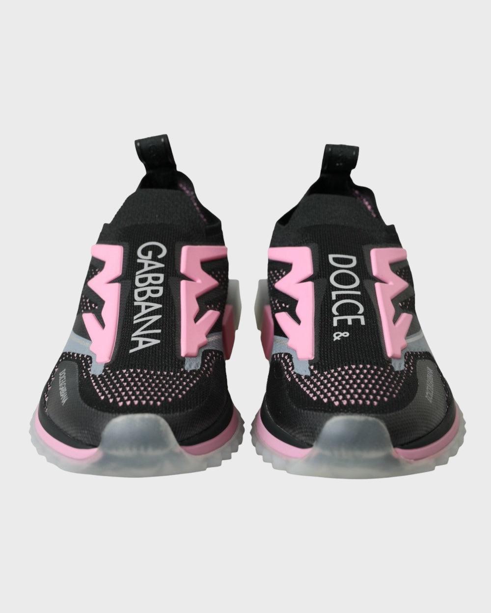 Dolce & Gabbana Sorrento Zwart / Roze Sneakers