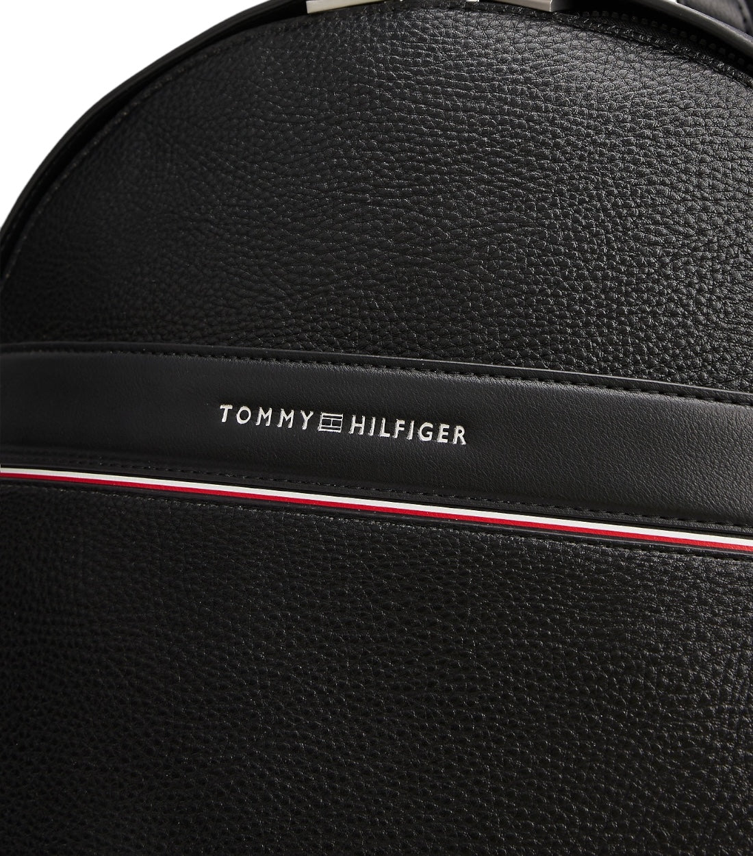 Tommy Hilfiger Zwart Signature Rugzak Met Bol-design