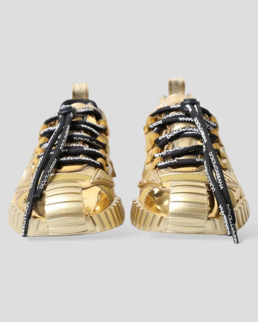 Dolce & Gabbana NS1 Sneakers Metallic Gold