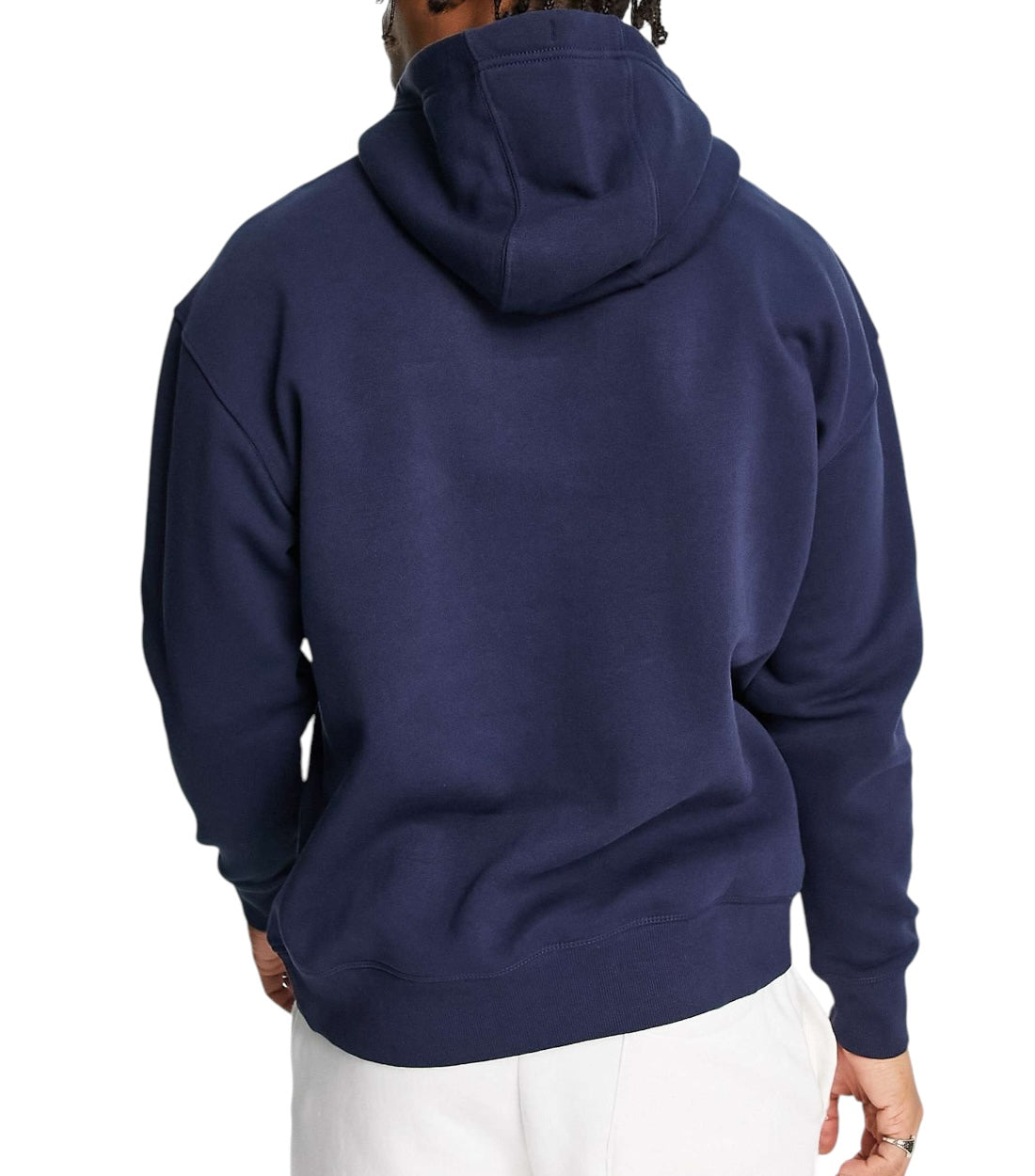 Tommy Hilfiger Jeans Blauw Hoodie Met Rechtlijnig Logo