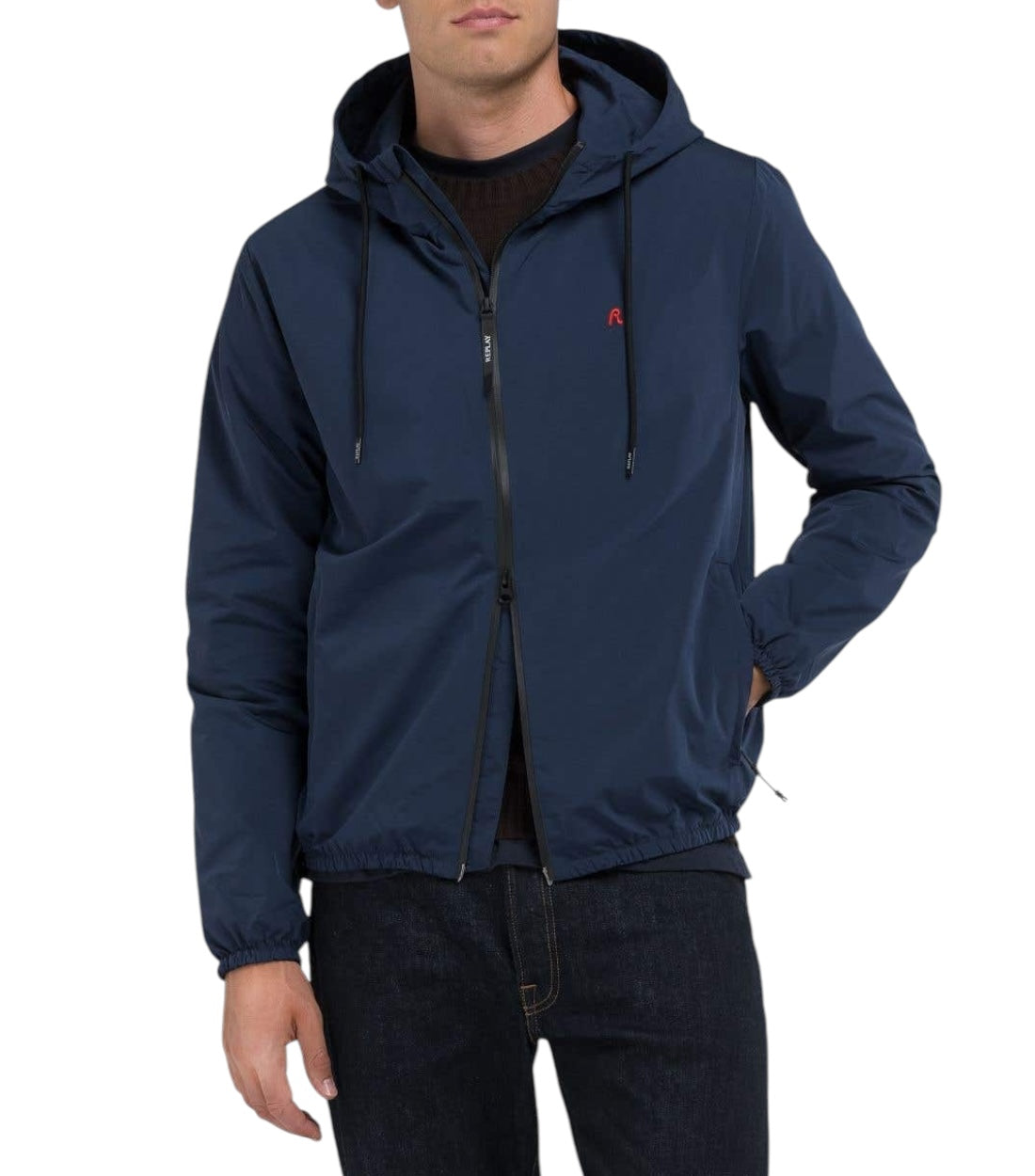 Replay Blauw Hooded Jas