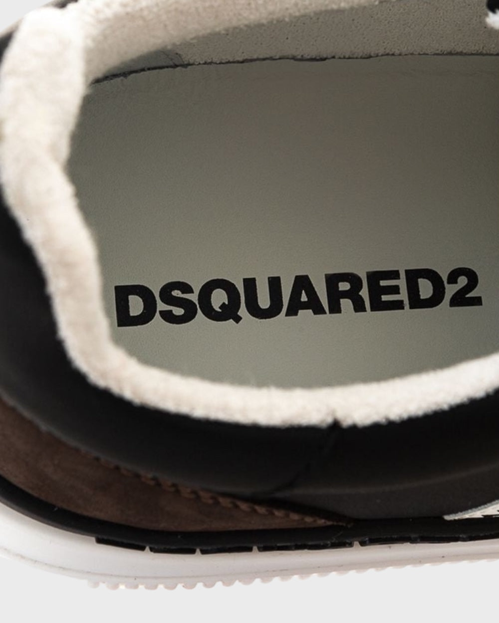 Dsquared2 Zwart / Bruin Sneakers