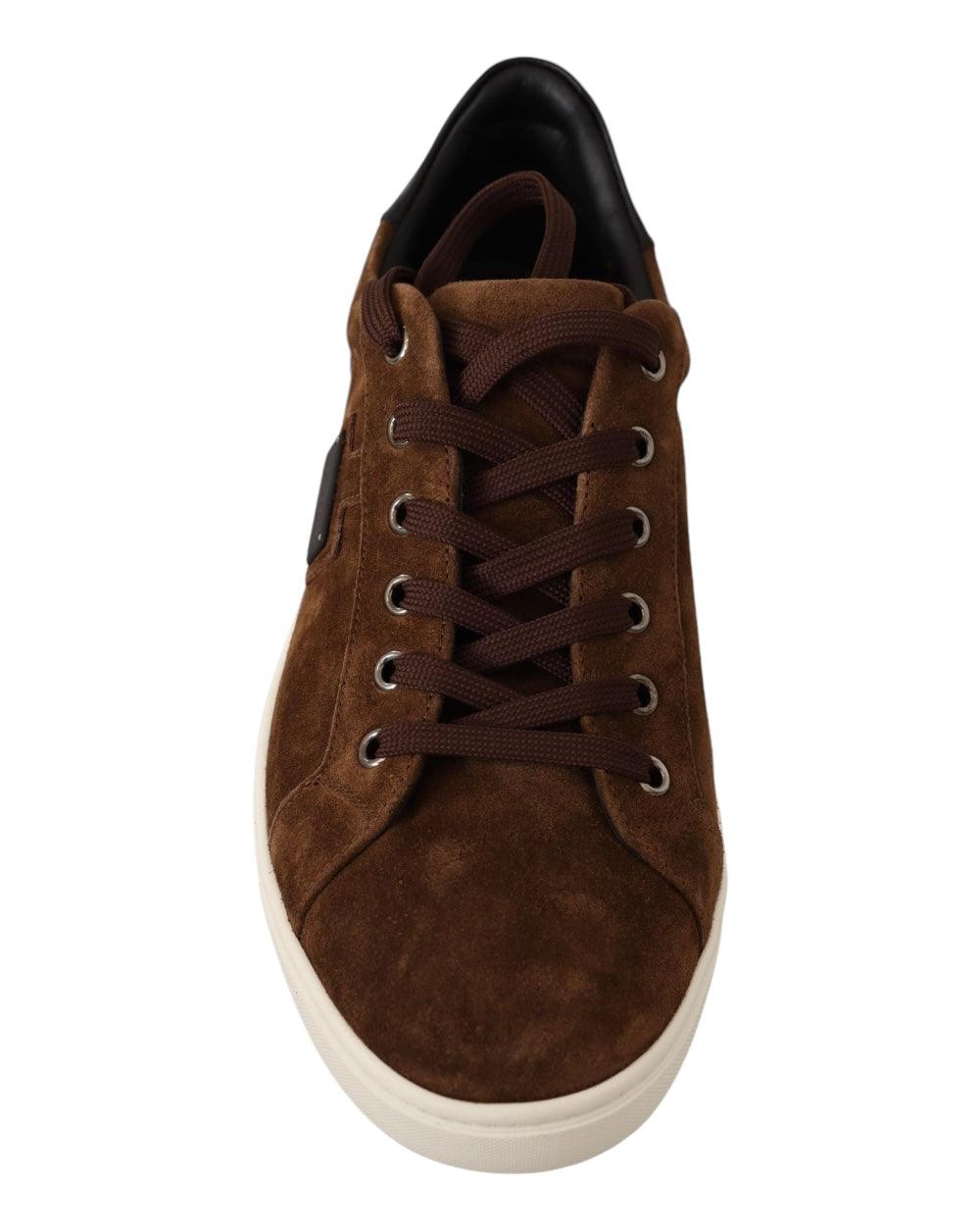 Dolce & Gabbana Bruin Suede Sneakers