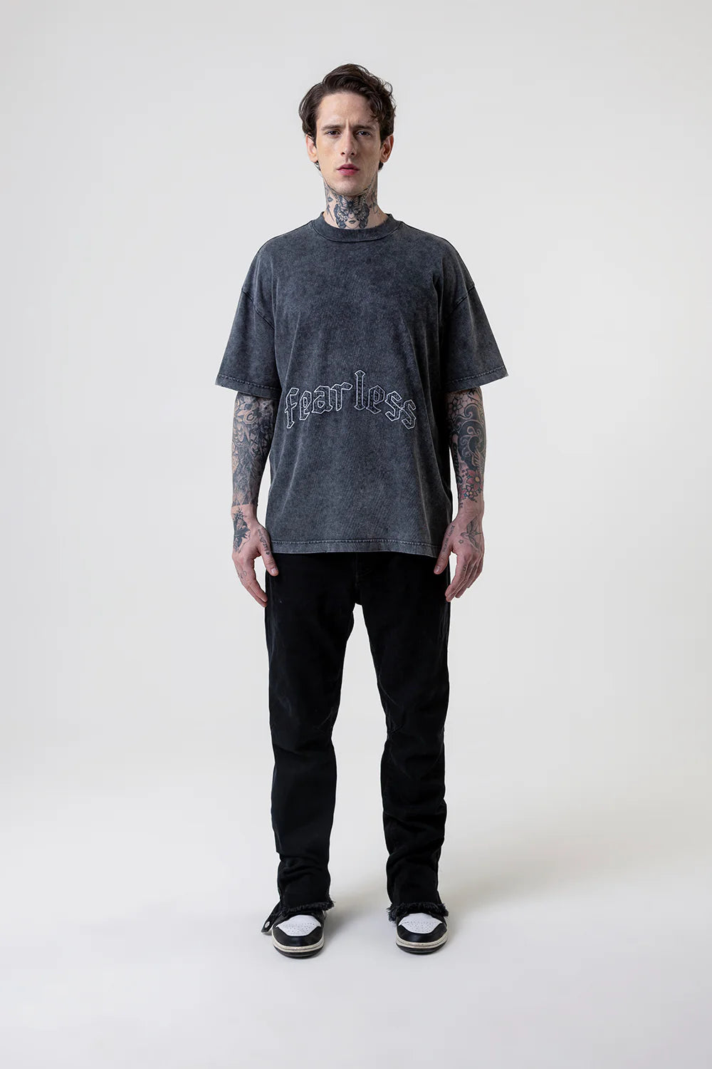 Fearless Blood Straight Black Denim