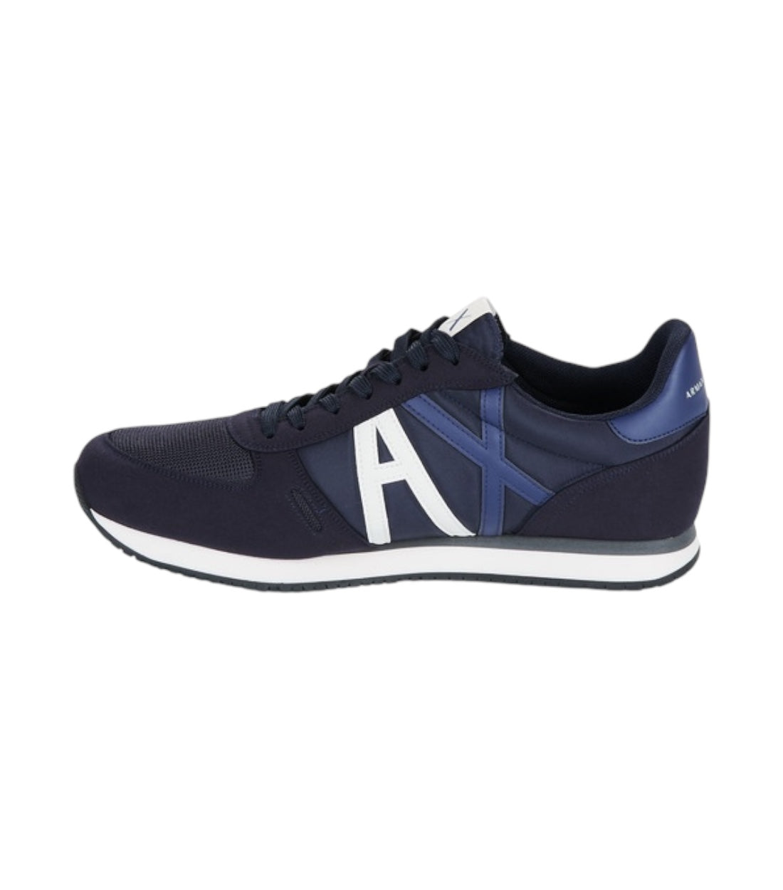 Armani Exchange Donkerblauw Retro Runner Sneakers