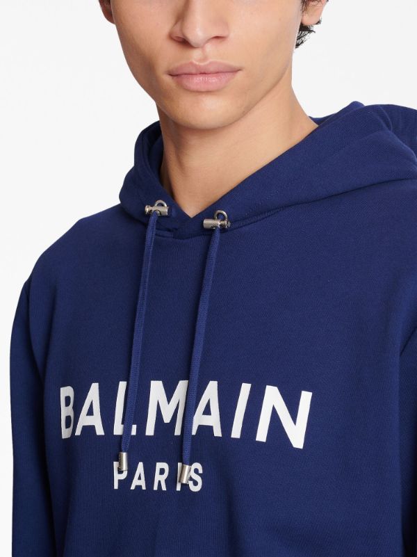 Balmain Blauw Hoodie