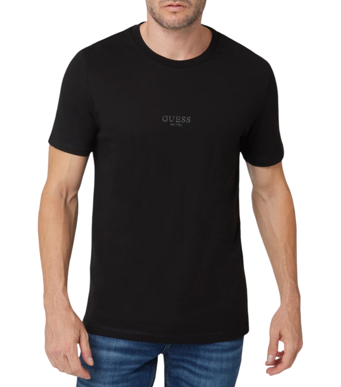 Guess Zwart AIDY Basic T-shirt