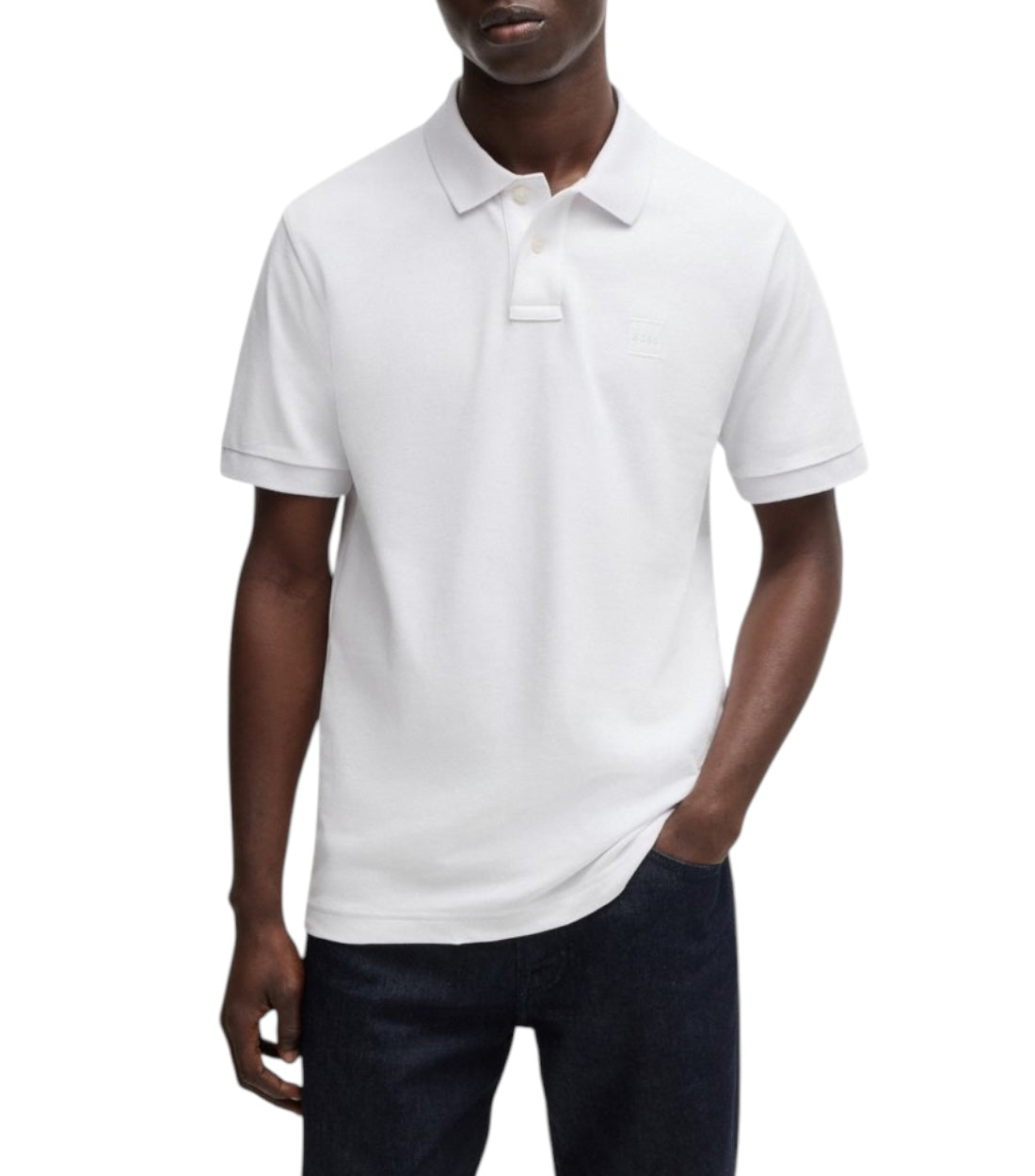 Hugo Boss Wit Regular Fit Pallas Polo