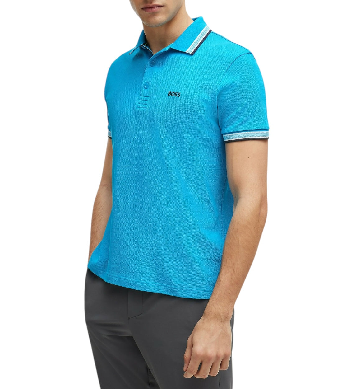 Hugo Boss Blauw Regular Fit Pallas Polo