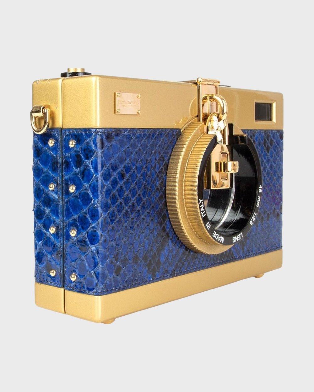 Dolce & Gabbana Blauw Camera Case Crossbody Tas