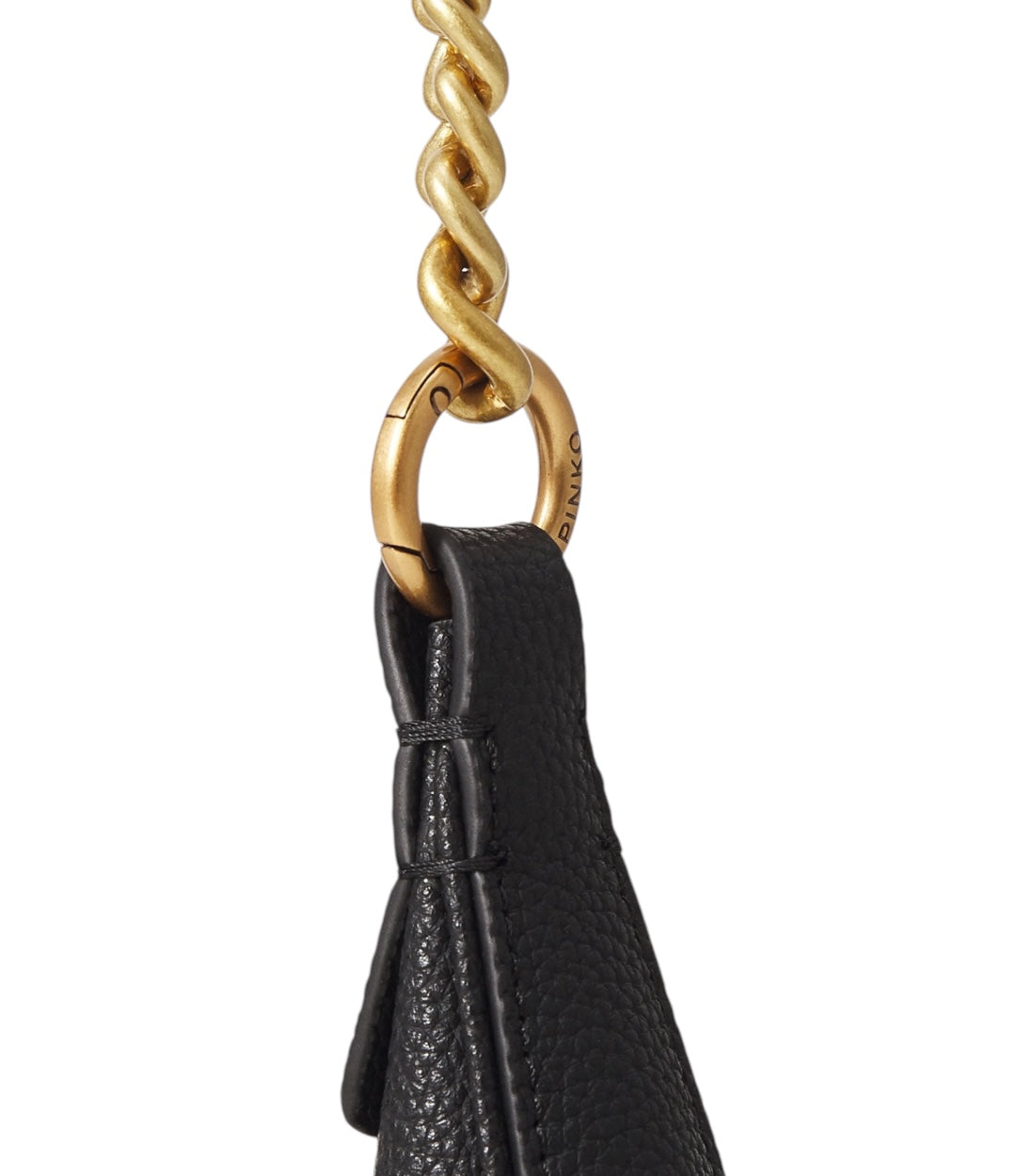 Pinko Zwart BRIOCHE HOBO MINI BOTTALATA Schoudertas