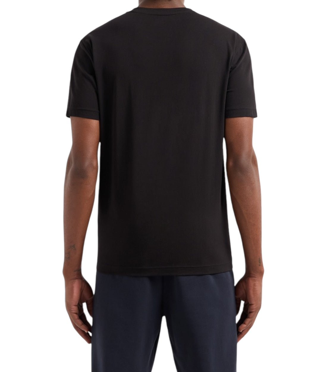 Ea7 Zwart Stretch T-shirt