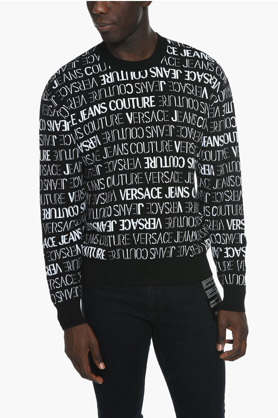 Versace Jeans Couture | Zwart / Wit Sweater