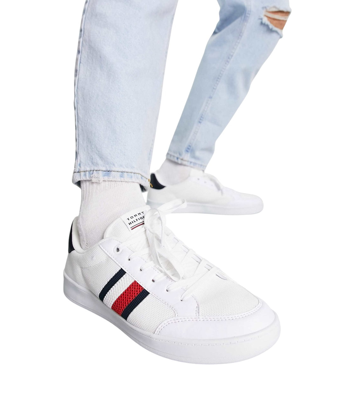 Tommy Hilfiger Sneakers Met Retro Vlag Eco-Conscious