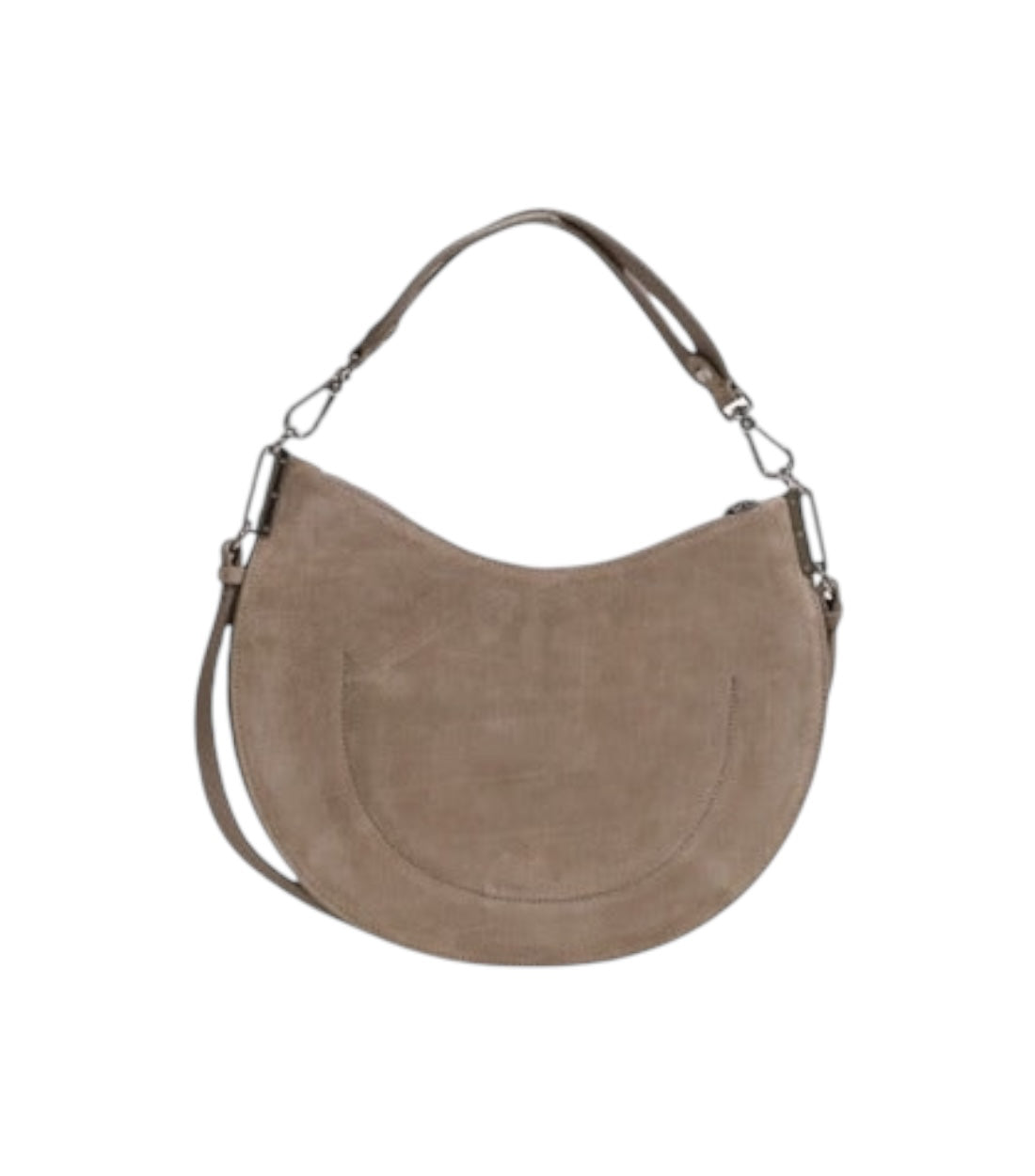 Coccinelle Bruin Suede Leren Handtas