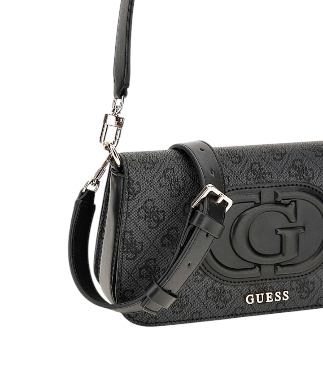 Guess Grijs Mini-schoudertas Eco Mietta 4G-logo