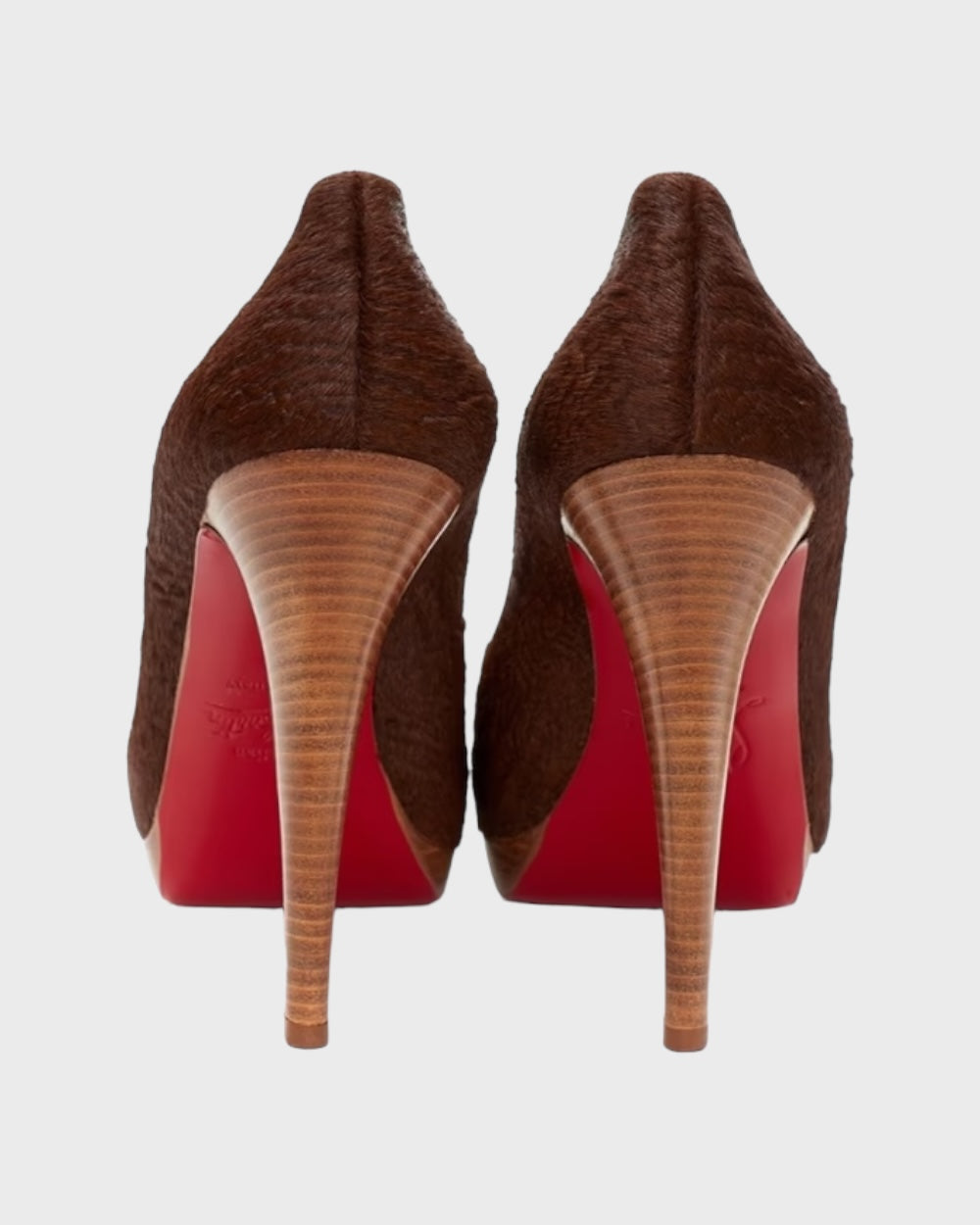 Christian Louboutin Leather Pump Bruin