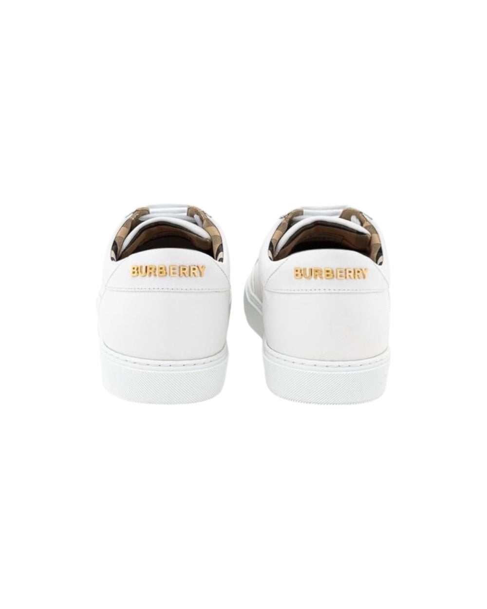 Burberry Wit Leren Sneakers