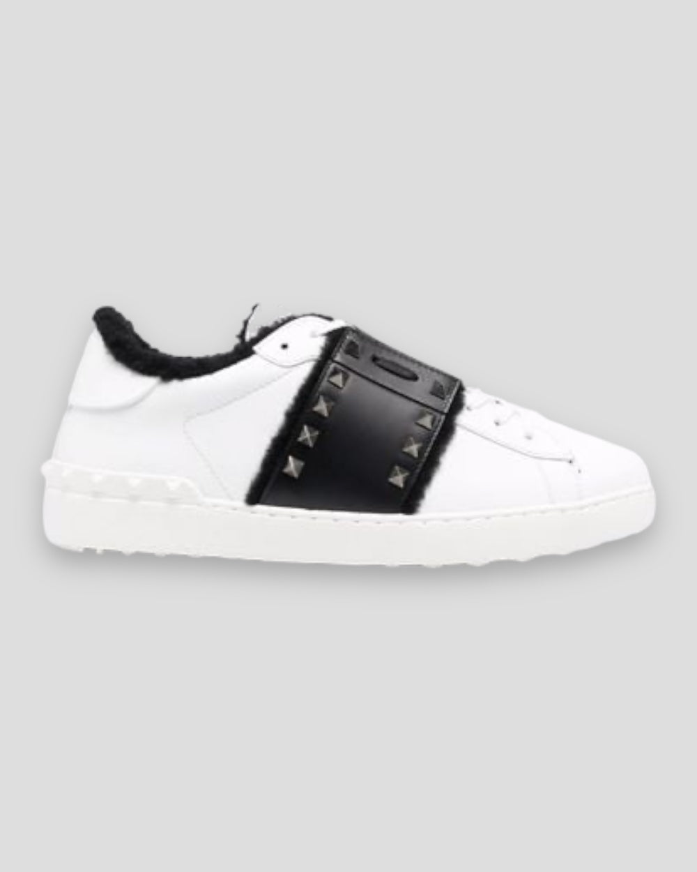 Valentino Open Untitled Sneakers Wit/Zwart