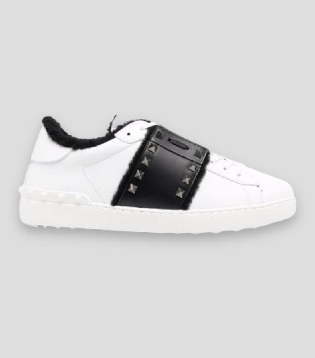 Valentino Open Untitled Sneakers Wit/Zwart