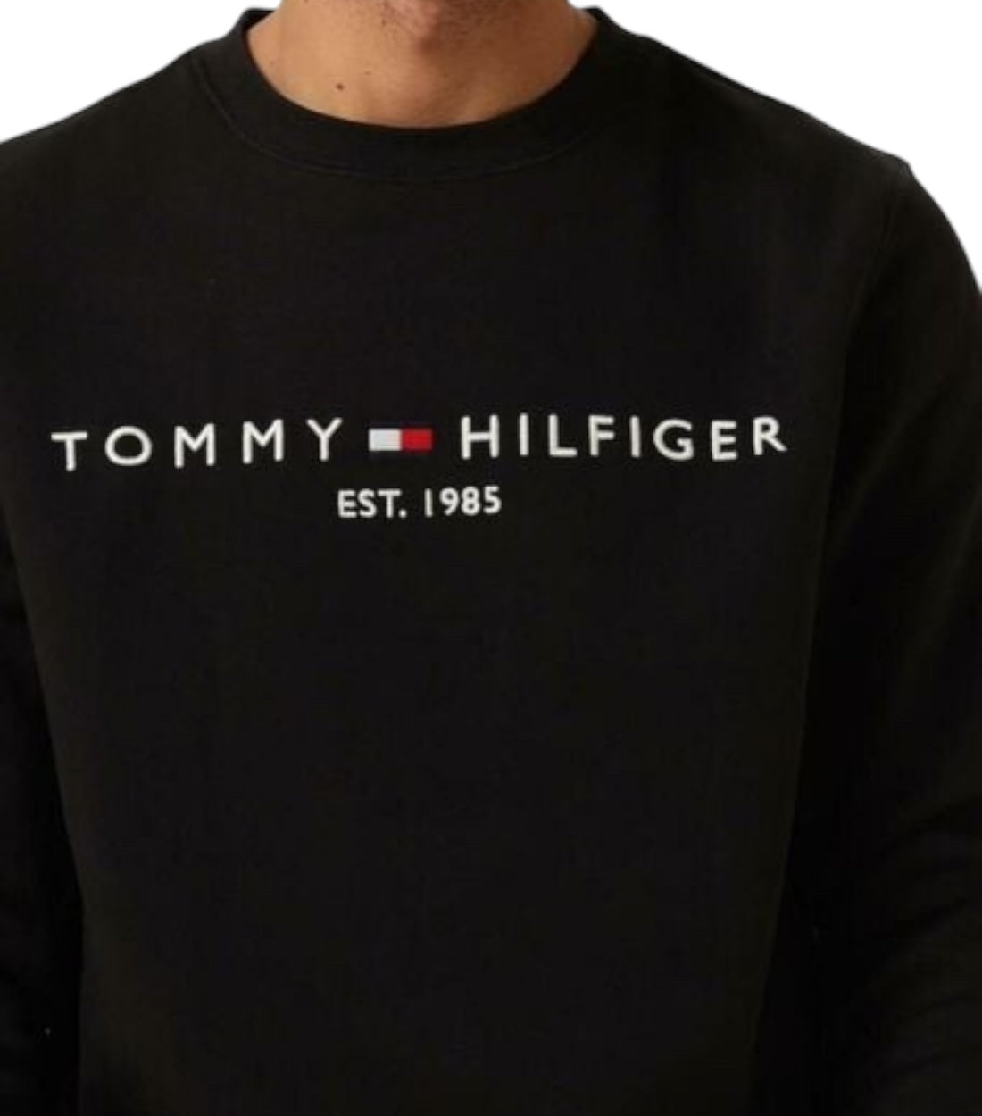 Tommy Hilfiger Jeans Zwart Trui Met Logo