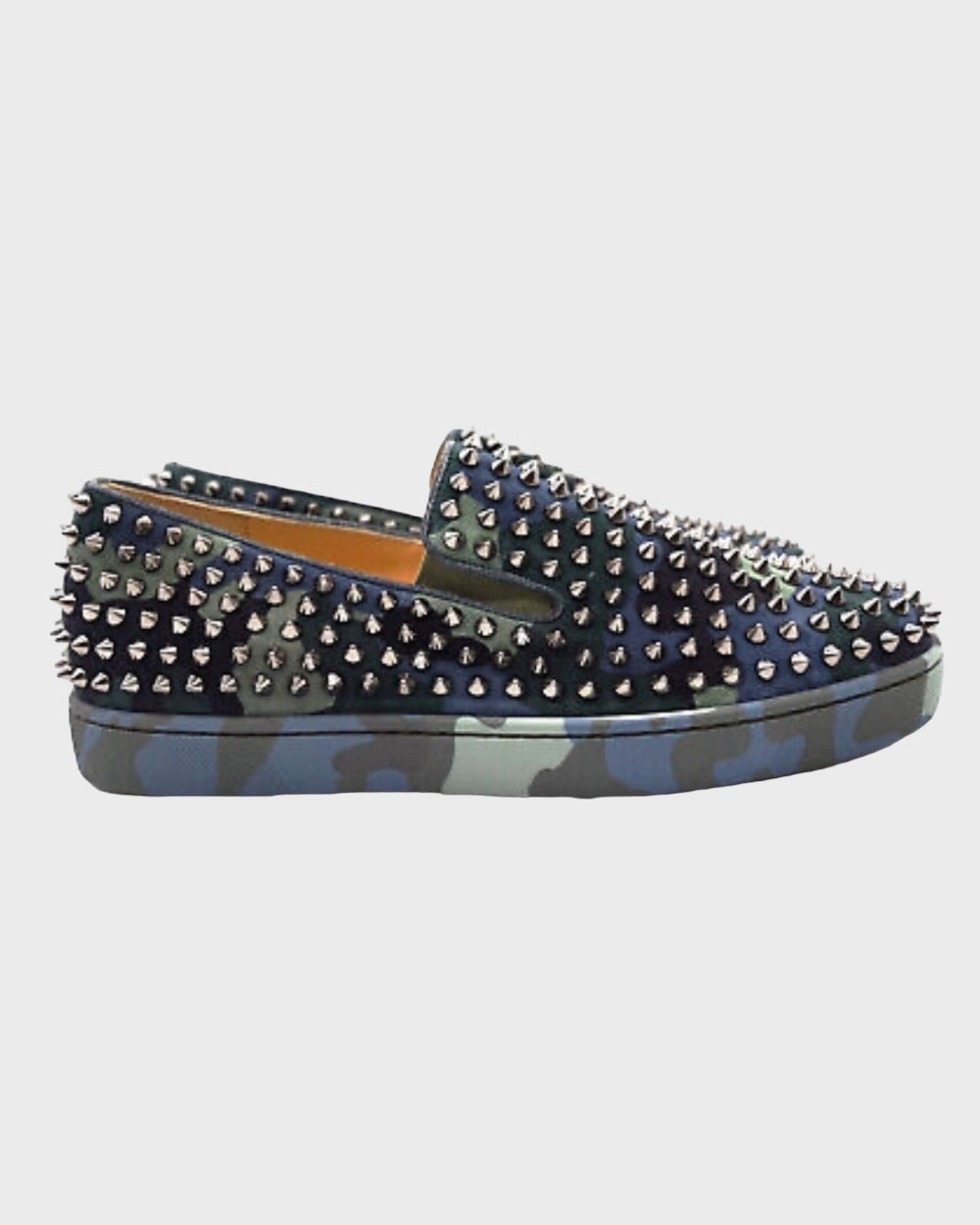 Christian Louboutin | Roller Boat Slip-on Camouflage Schoenen Met Studs