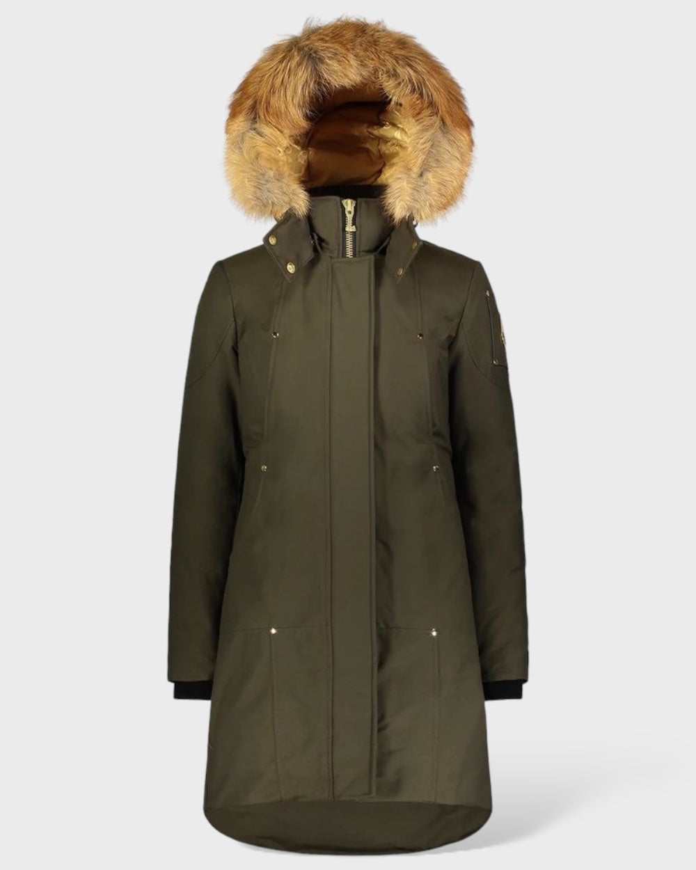 Moose Knuckles Groen "Gold Stirling" Parka Dames Jas