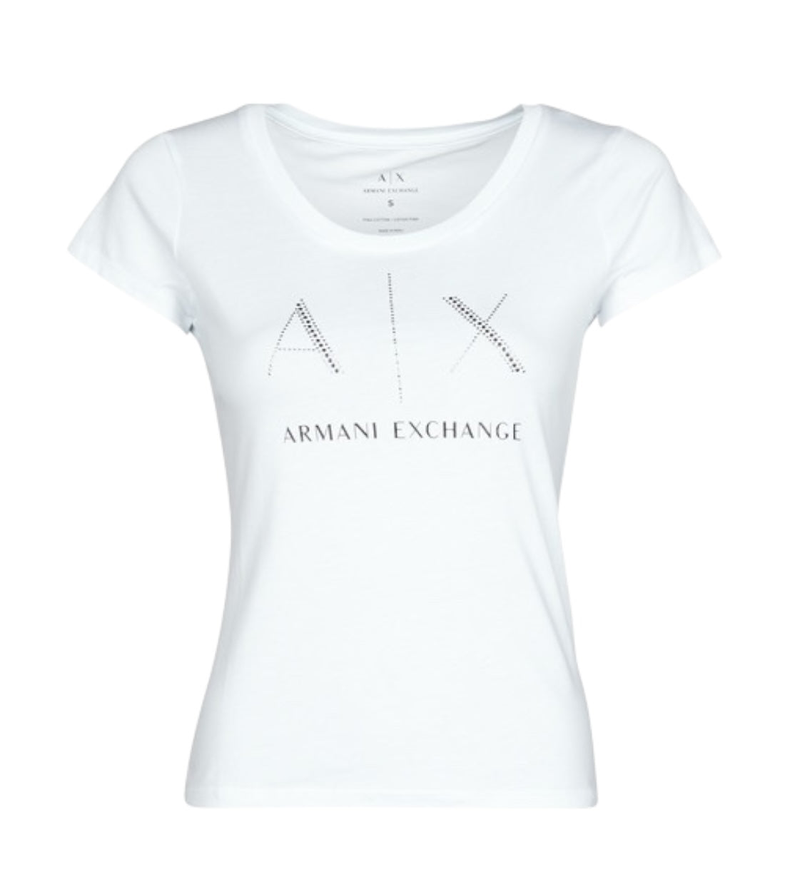 Armani Exchange Wit T-shirt Met Logo