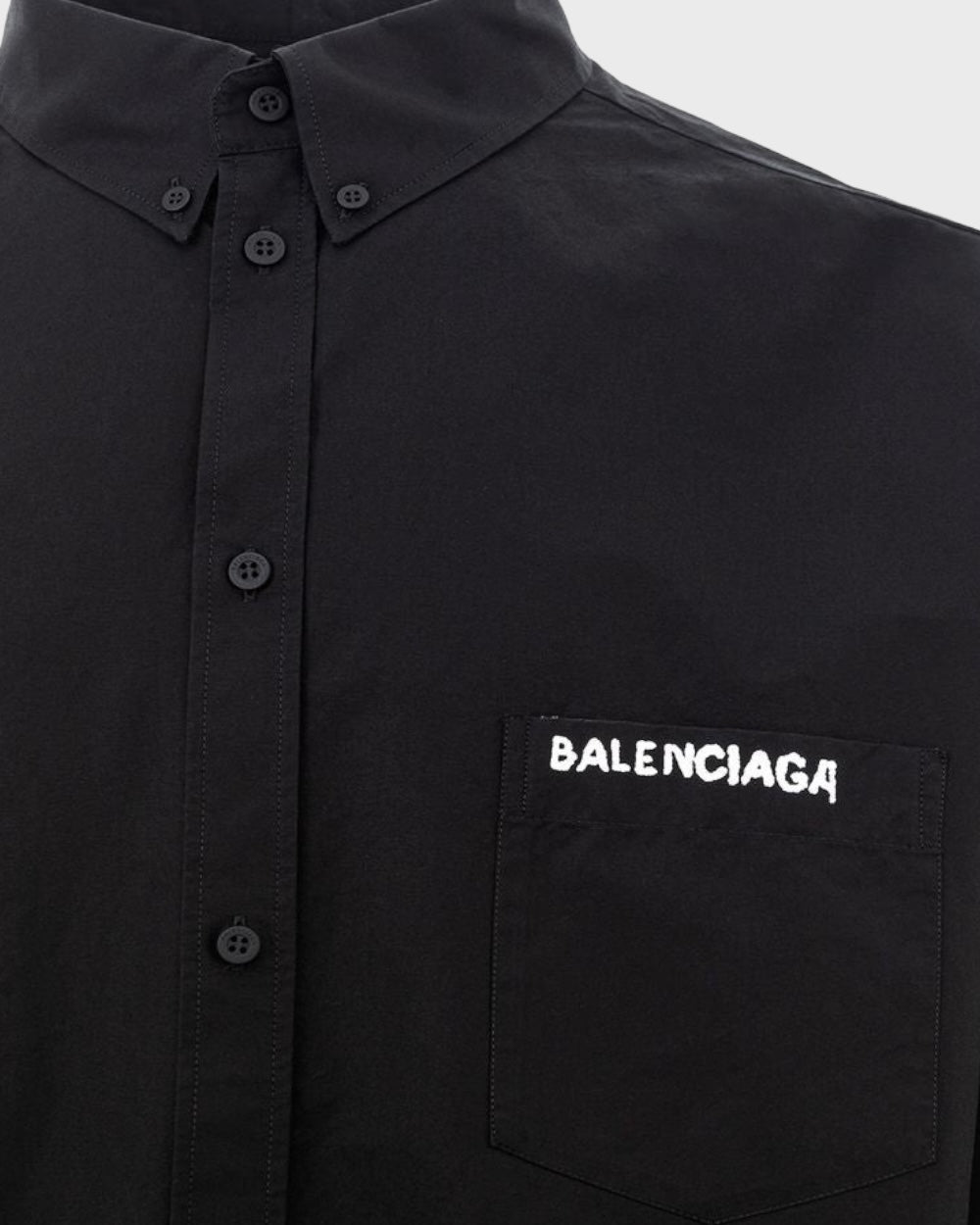 Balenciaga | Zwart Oversized Overhemd