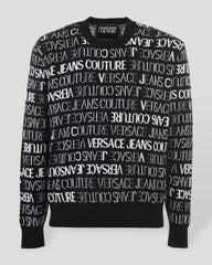 Versace Jeans Couture | Zwart / Wit Sweater