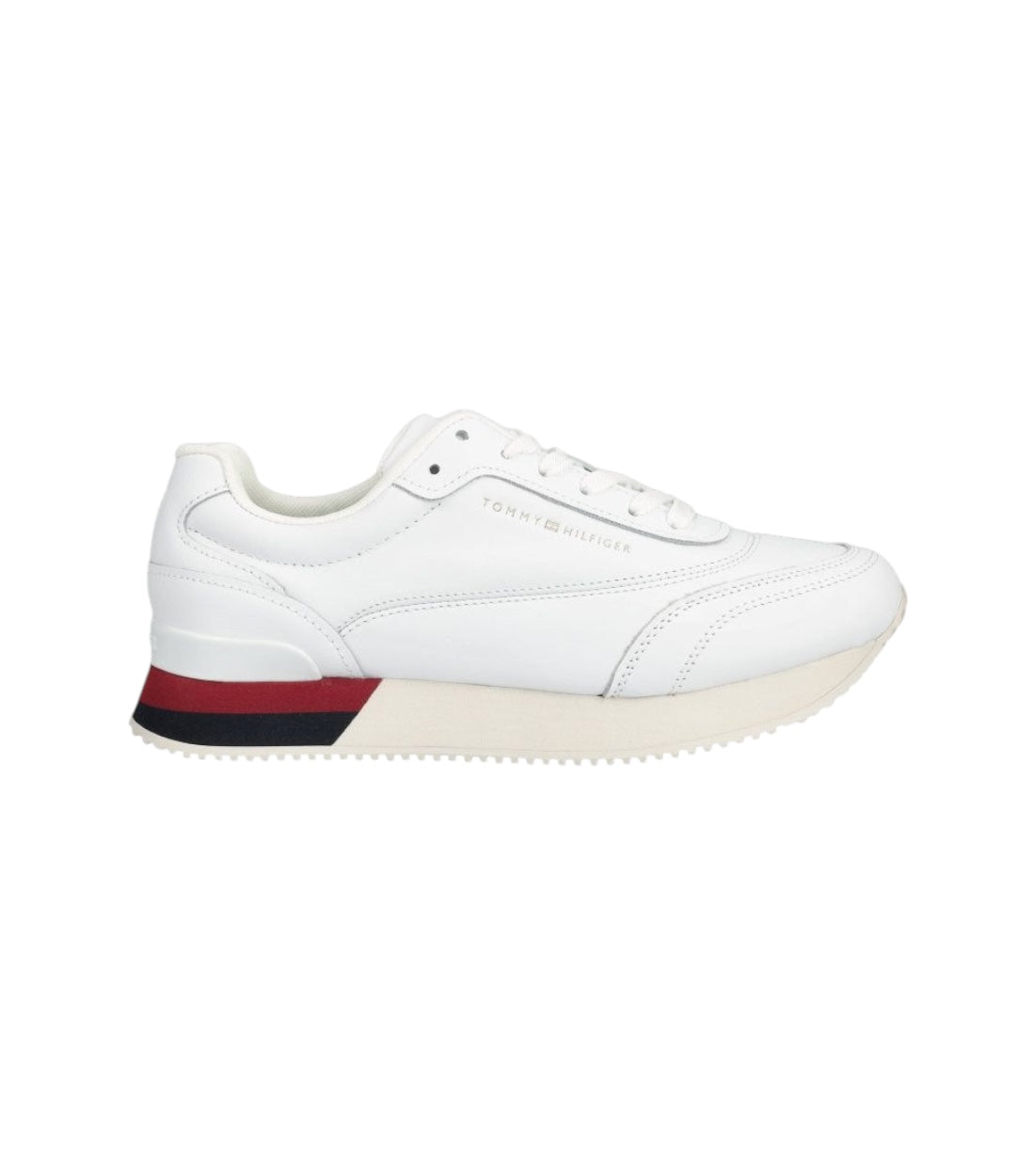 Tommy Hilfiger Wit Sneakers Met Logodetail