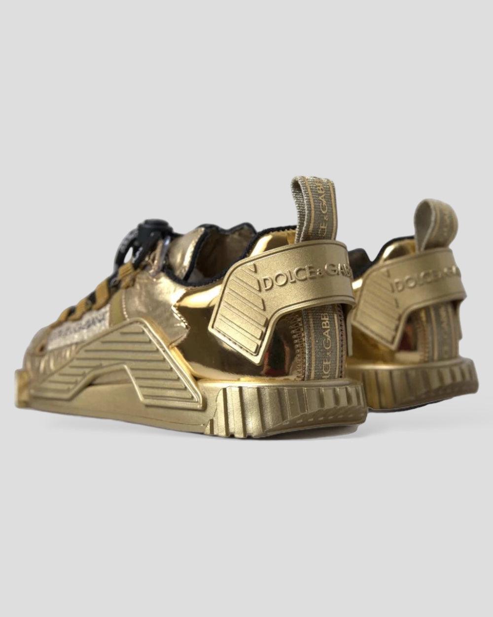 Dolce & Gabbana NS1 Sneakers Metallic Gold