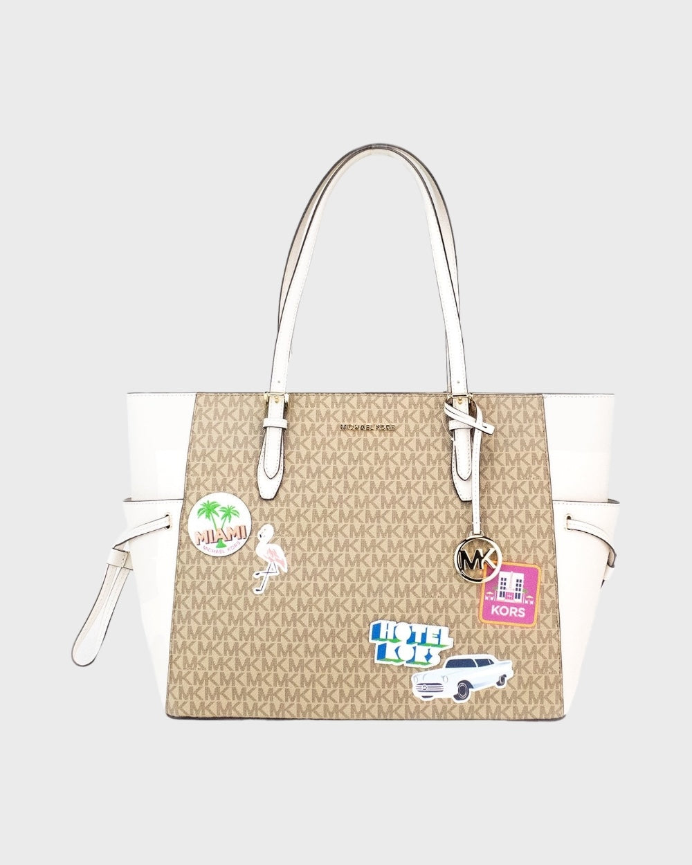 Michael Kors Gilly Travel Miami Bruin Handtas