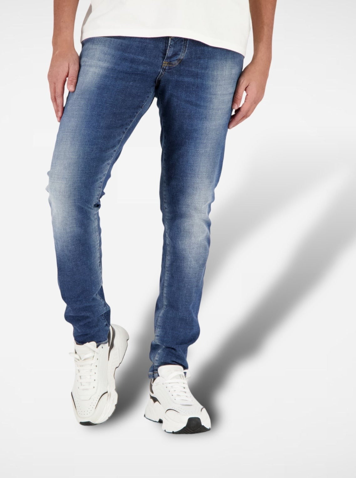 Boragio Blauw Jeans Slim Fit 8023